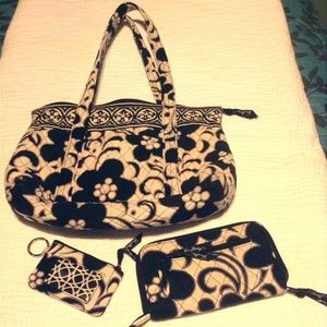 Vera Bradley Set Purse,Wallet,ID Holder
